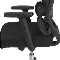 Cadeira De Escritório Presidente Home Office Ergonômica Com Tela Mesh Reclinável Premium Preto - 7