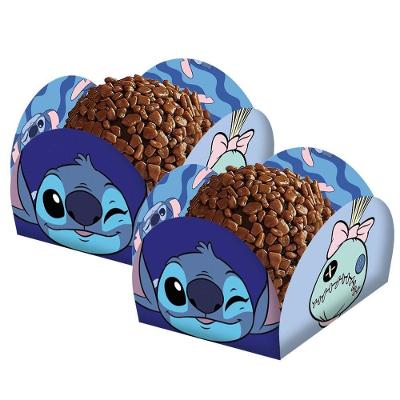 Porta Forminha 4 Pétalas Stitch - 50 Unidades