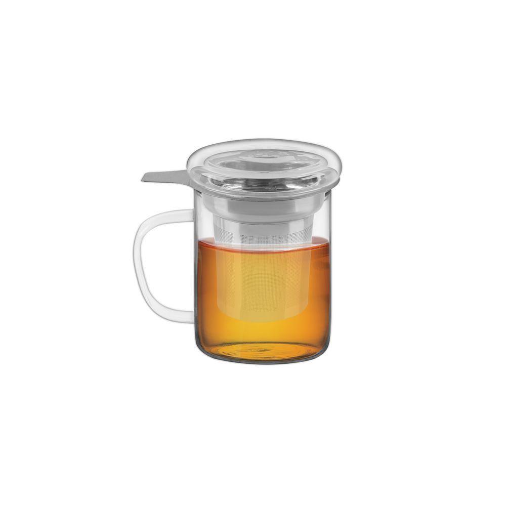 Caneca De Vidro Tramontina Com Infusor De Chá 350 Ml - 4