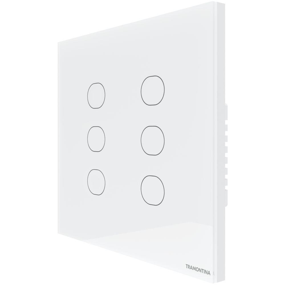 Interruptor Touch Smart 4x4 Tramontina Branco Com 6 Canais - 4