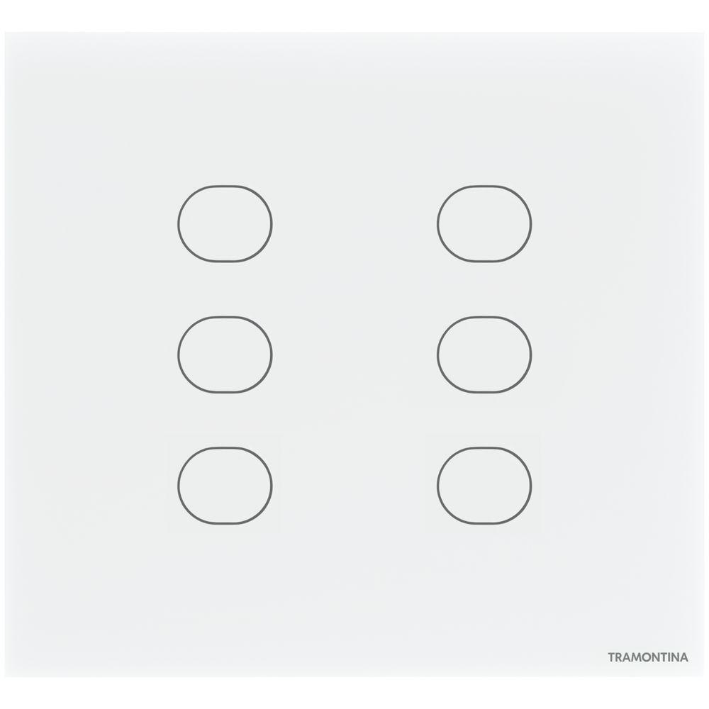 Interruptor Touch Smart 4x4 Tramontina Branco Com 6 Canais - 9