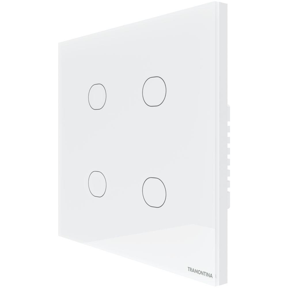 Interruptor Touch Smart 4x4 Tramontina Branco Com 4 Canais - 2