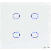 Interruptor Touch Smart 4x4 Tramontina Branco Com 4 Canais