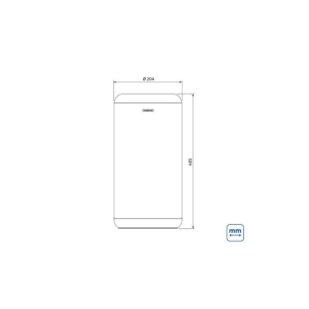 Lixeira Inox Tramontina Portofino Lyf Com Acabamento Acetinado E Aro Em Polipropileno Sem Tampa 15 L - 7