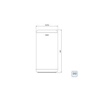 Lixeira Inox Tramontina Portofino Lyf Com Acabamento Acetinado E Aro Em Polipropileno Sem Tampa 15 L - 7