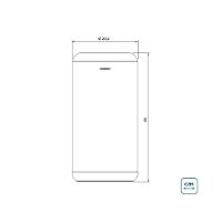 Lixeira Inox Tramontina Portofino Lyf Com Acabamento Acetinado E Aro Em Polipropileno Sem Tampa 10 L - 7