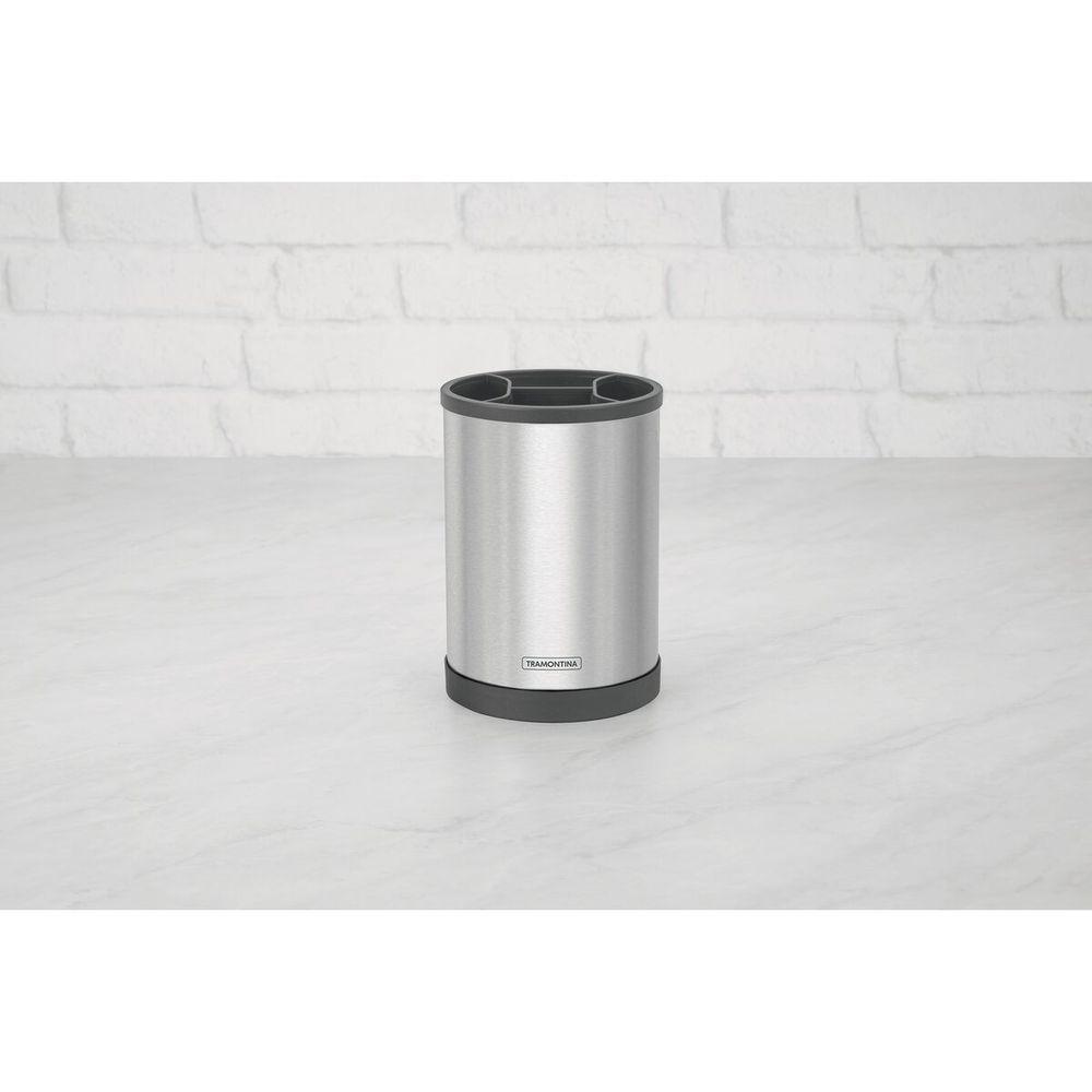 Porta-utensílios Giratório Tramontina Em Aço Inox - 2
