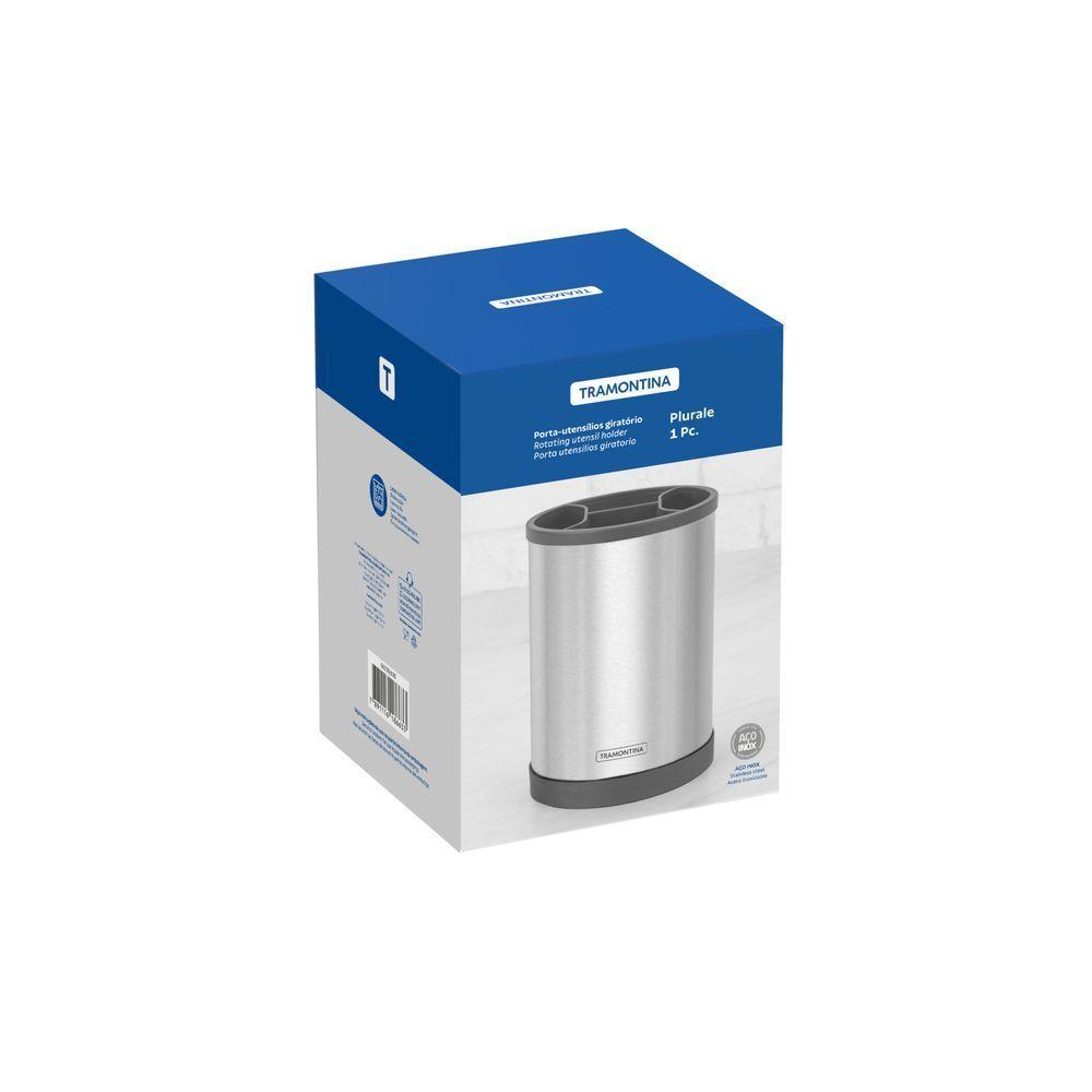 Porta-utensílios Giratório Tramontina Em Aço Inox - 5