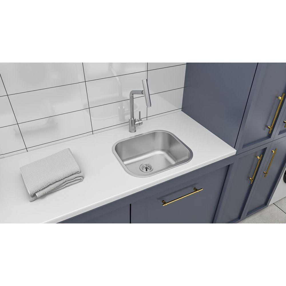 Tanque De Encaixe Tramontina Hera Compact 19 Em Aço Inox Acetinado 40x35 Cm - 2