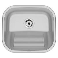 Tanque De Encaixe Tramontina Hera Compact 19 Em Aço Inox Acetinado 40x35 Cm - 1