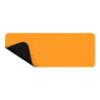Mouse Pad Desk Extra Grande Em Poliuretano - Geonav - Preto E Caramelo - 2