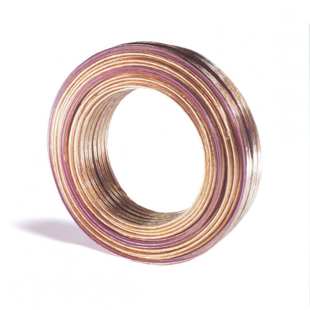 Cabo Paralelo Technoise 100% Cobre Cristal 2x2.50mm 50... - 1