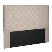 Cabeceira Decorativa Queen Size 1,60m Givenchy Suede Bege - 1