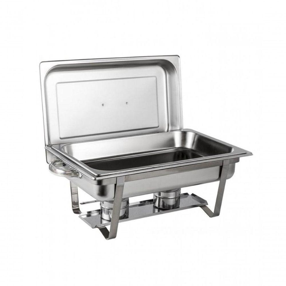 Rechaud Banho Maria Aço Inox 9 L Com Fogareiro Brasinox - 1