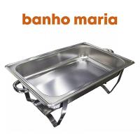 Rechaud Banho Maria Aço Inox 9 L Com Fogareiro Brasinox - 2