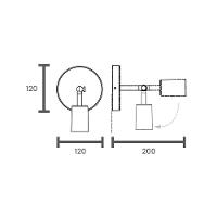 Arandela Taschibra Pointer E27 Bivolt Branco 02070067-01 - 3