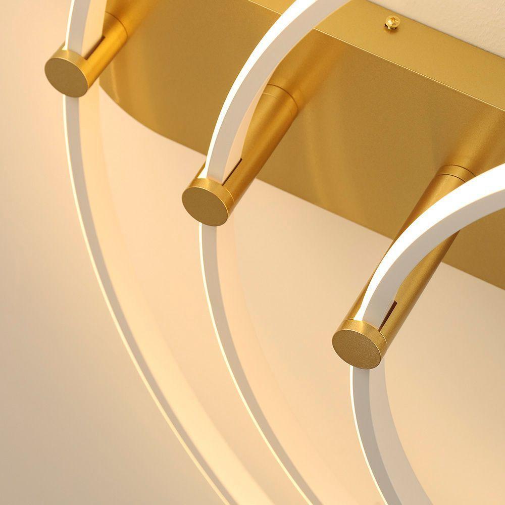 Plafon Skylight Listo 3106l Led Bivolt Branco/dourado - 4