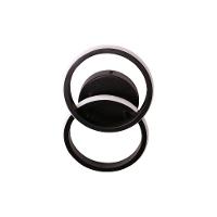 Plafon Taschibra Village Circle Led Bivolt Preto 3000k Luz Amarela 15050998 - 1