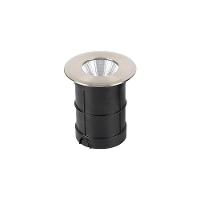 Embutido De Solo Led Taschibra Thin 3w Bivolt Prata 3000k Luz Amarela 15090369 - 1