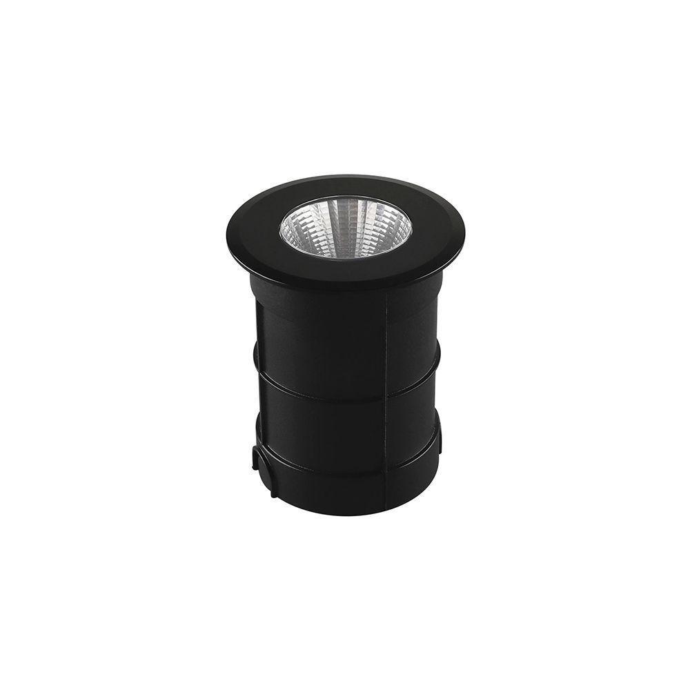 Embutido De Solo Led Taschibra Thin 3w Bivolt Preto 3000k Luz Amarela 15090370 - 1