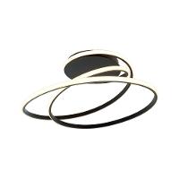 Plafon Taschibra Carachi Led Bivolt Preto 3000k Luz Amarela 15051069 - 1