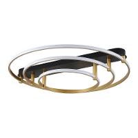 Plafon Skylight Listo 3106l Led Bivolt Preto/dourado - 1