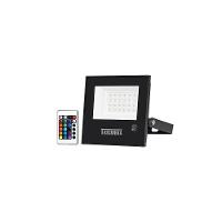 Refletor Taschibra Tr Led Slim Rgb 20w Preto Bivolt Rgb 15030035-02 - 1
