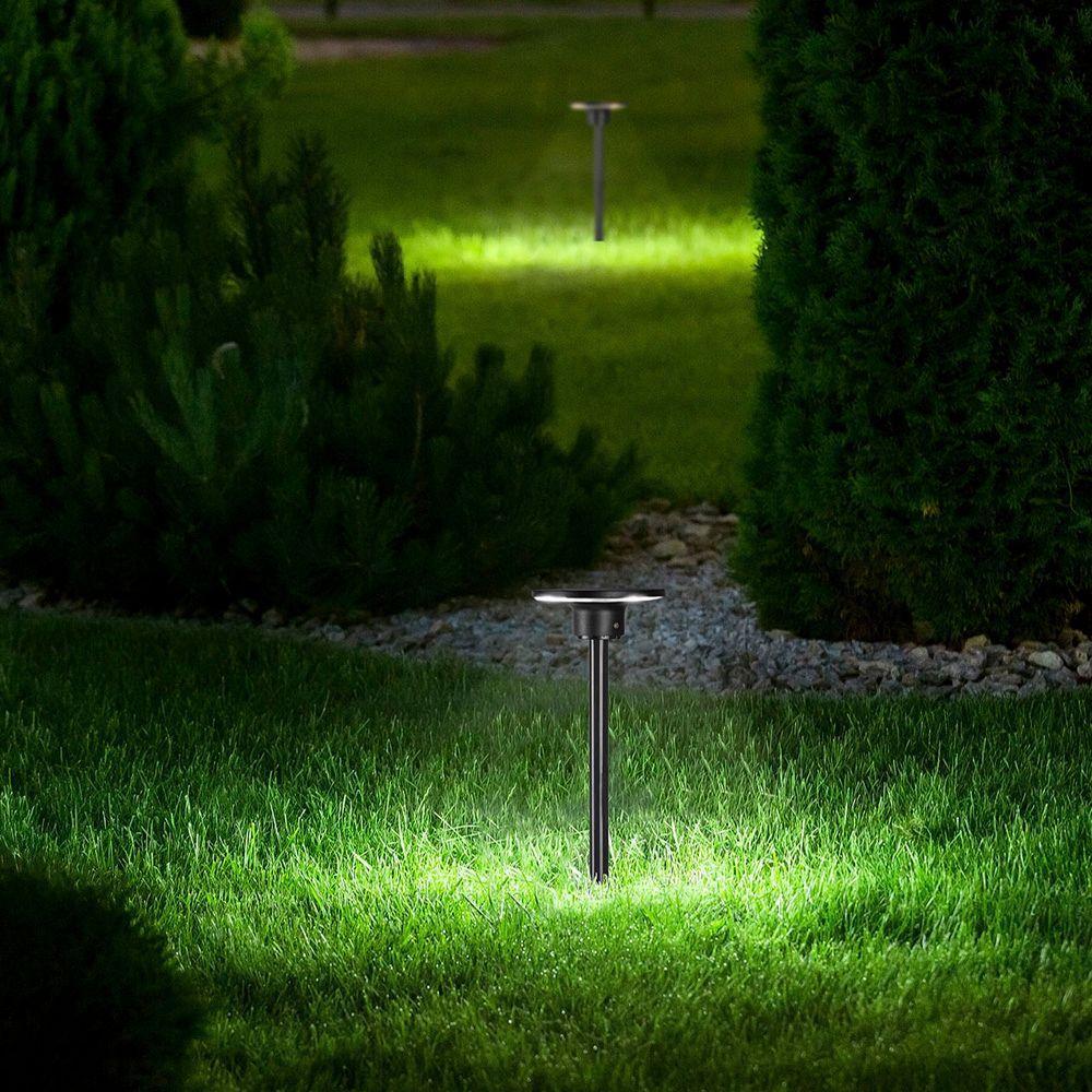 Espeto / Poste Para Jardim Taschibra Lucine Led 6w Bivolt Preto 6500k Luz Branca 15100108 - 1