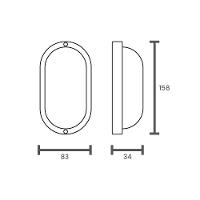 Tartaruga Taschibra Led Phare Ip65 12w Bivolt Branco 3000k Luz Amarela 15110028-01 - 4