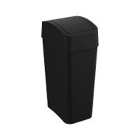 Lixeira Astra Ltb2 Com Tampa Basculante 8l Retangular Preto Ltb2*pr1 - 1