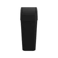 Lixeira Astra Ltb2 Com Tampa Basculante 8l Retangular Preto Ltb2*pr1 - 2