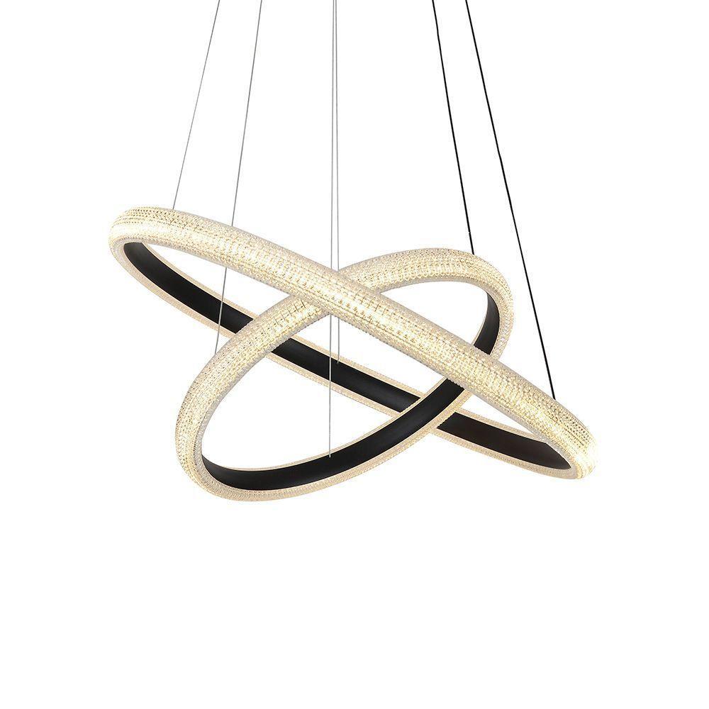 Lustre Pendente Skylight Apogeu 4010 Led Bivolt Preto - 1