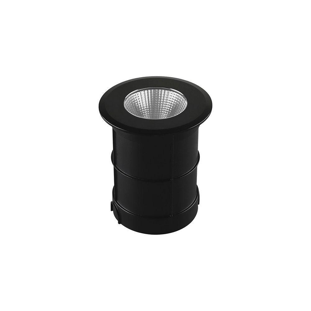 Embutido De Solo Led Taschibra Thin 6w Bivolt Preto 3000k Luz Amarela 15090372 - 1