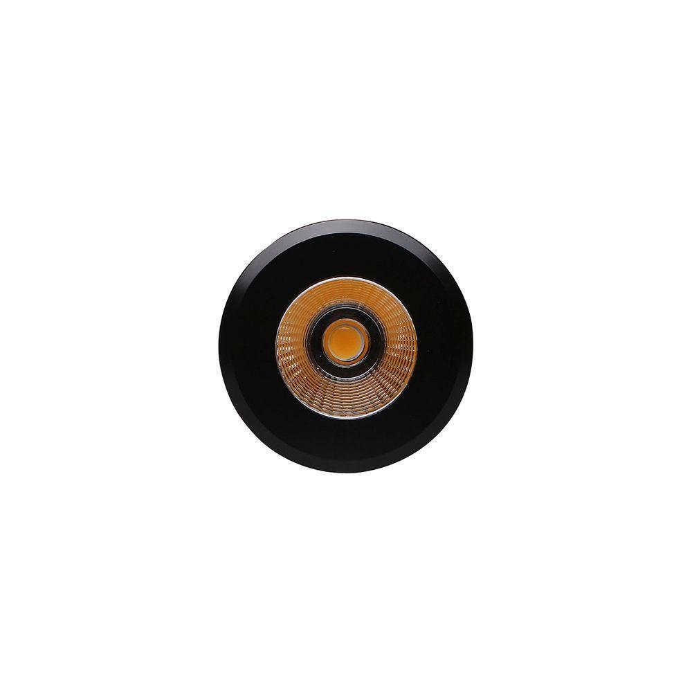 Embutido De Solo Led Taschibra Thin 6w Bivolt Preto 3000k Luz Amarela 15090372 - 2