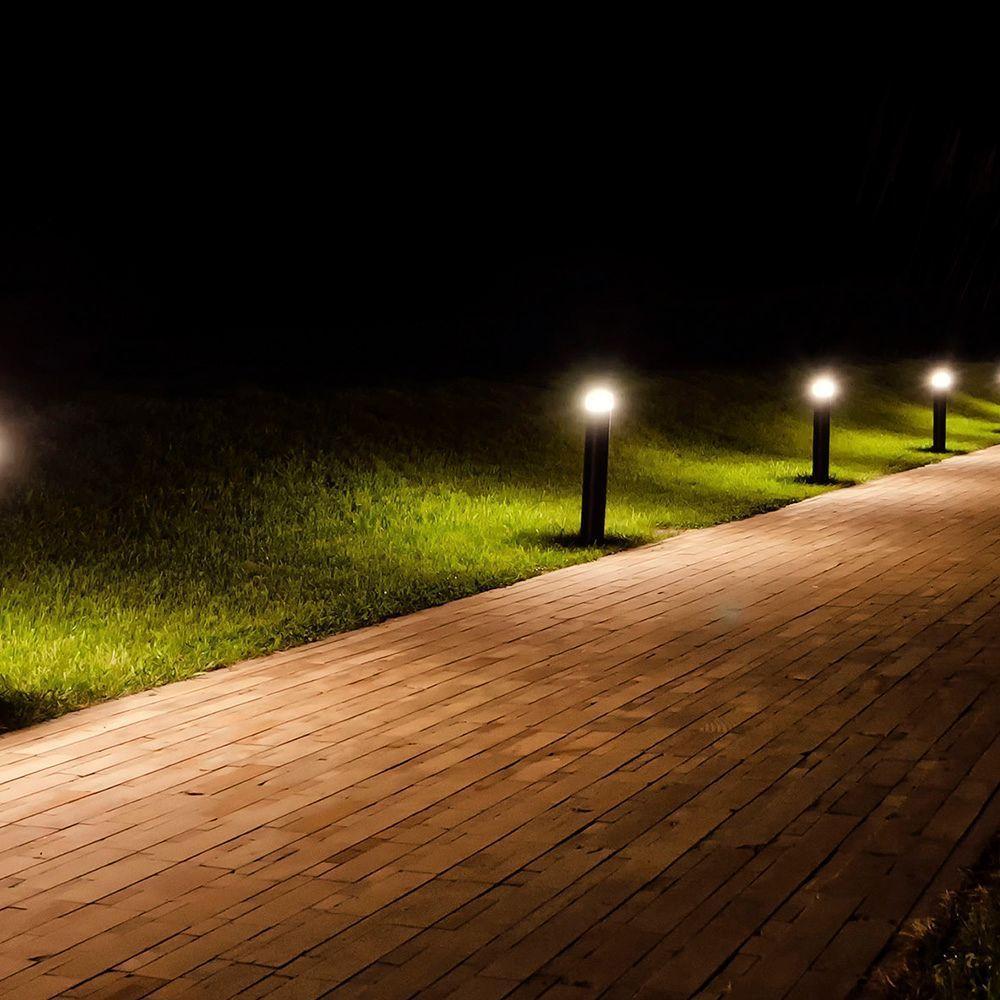 Poste / Balizador De Jardim Taschibra Circolare Led 65cm 8w Bivolt Preto 15100116 - 4