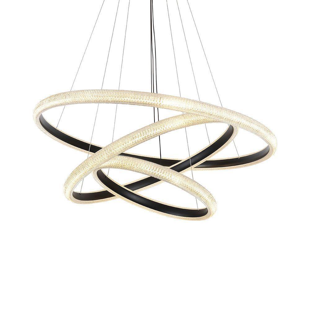 Lustre Pendente Skylight Apogeu 4011 Led Bivolt Preto - 1