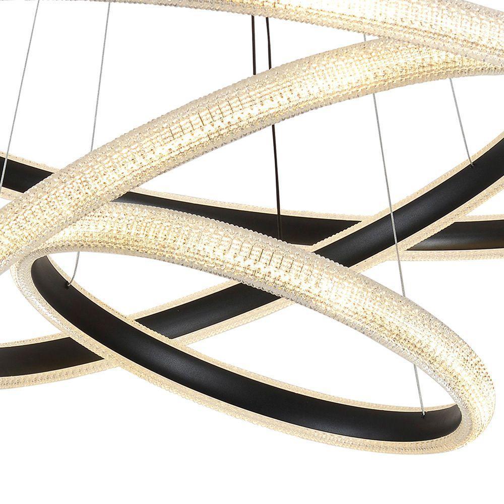 Lustre Pendente Skylight Apogeu 4011 Led Bivolt Preto - 2