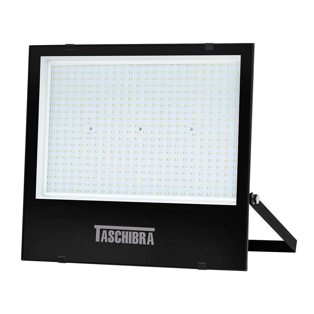 Refletor Taschibra Tr Led 500w Preto Bivolt 6500k Luz Branca 15030110-02 - 1