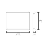 Refletor Taschibra Tr Led 500w Preto Bivolt 6500k Luz Branca 15030110-02 - 2