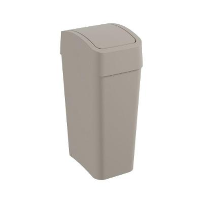 Lixeira Astra Ltb2 Com Tampa Basculante 8l Retangular Argila Ltb2*arg