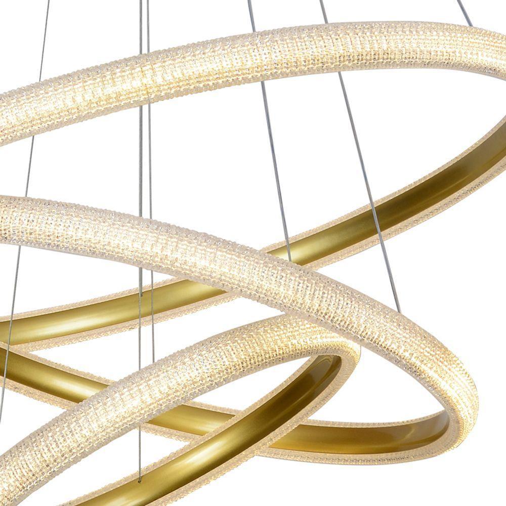 Lustre Pendente Skylight Apogeu 4011 Led Bivolt Dourado - 3