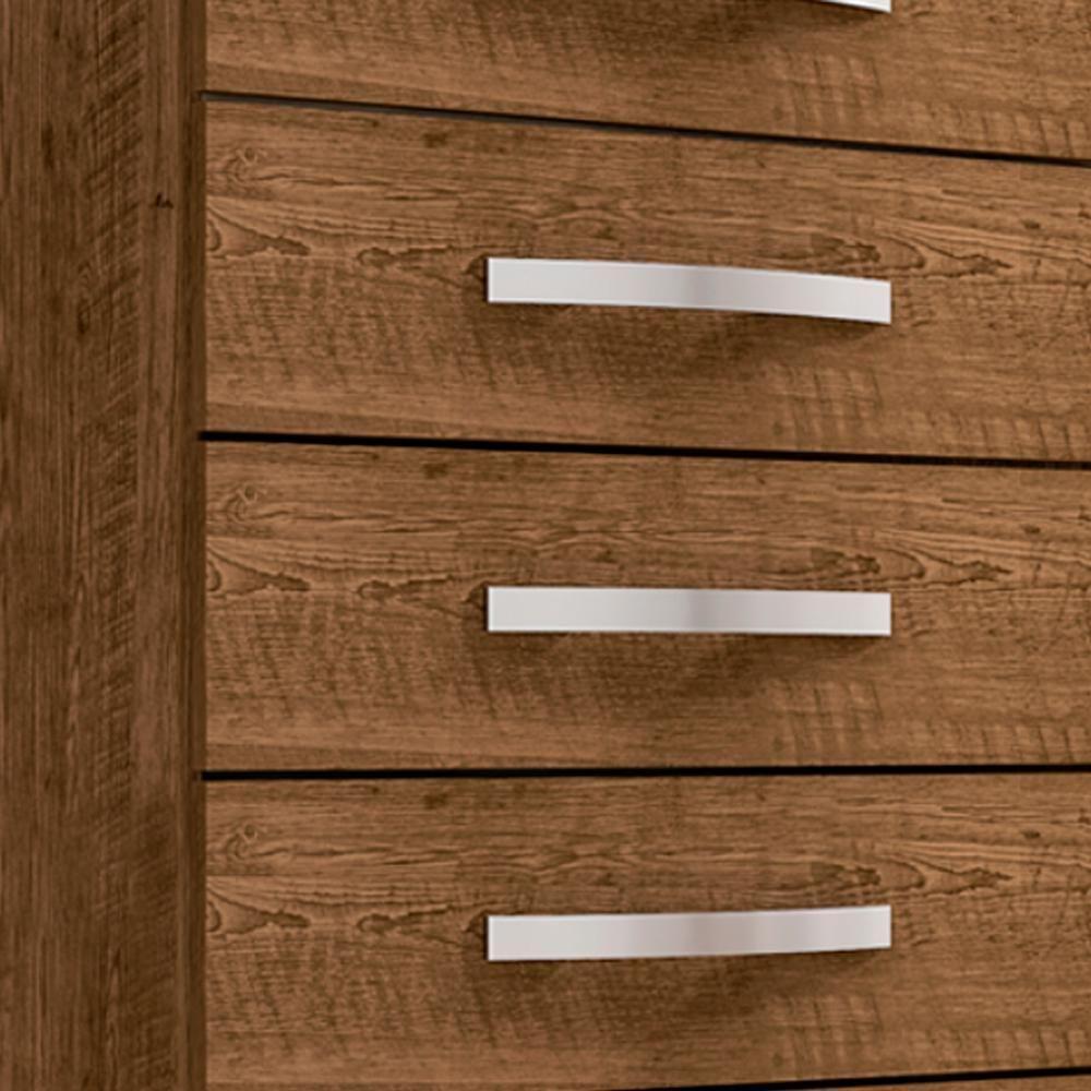 Comoda 5 Gavetas 57 Cm Moden 2259 Malbec Incp - 6