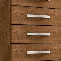 Comoda 5 Gavetas 57 Cm Moden 2259 Malbec Incp - 6