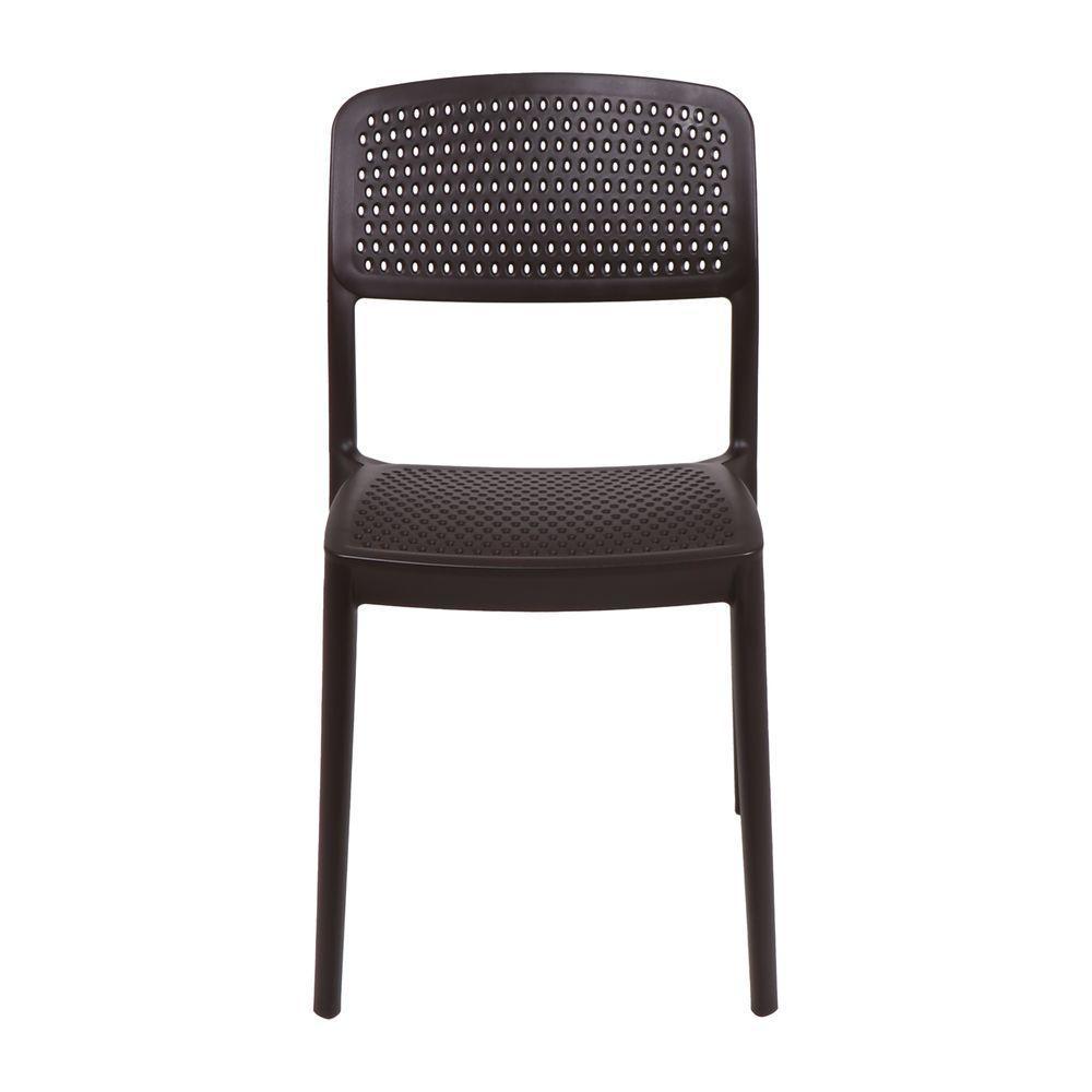 Cadeira Tramontina Serena Em Polipropileno Marrom - 3