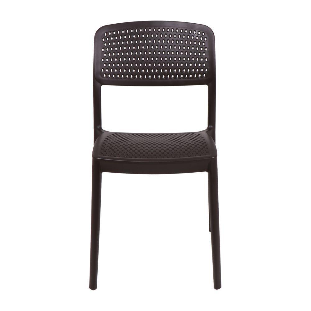 Cadeira Tramontina Serena Em Polipropileno Marrom - 4