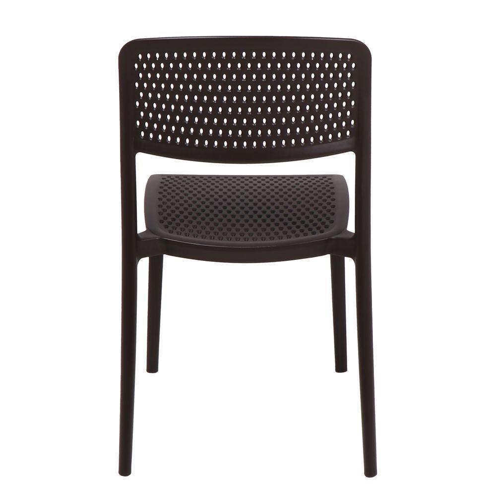 Cadeira Tramontina Serena Em Polipropileno Marrom - 6