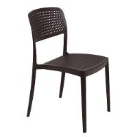 Cadeira Tramontina Serena Em Polipropileno Marrom - 7