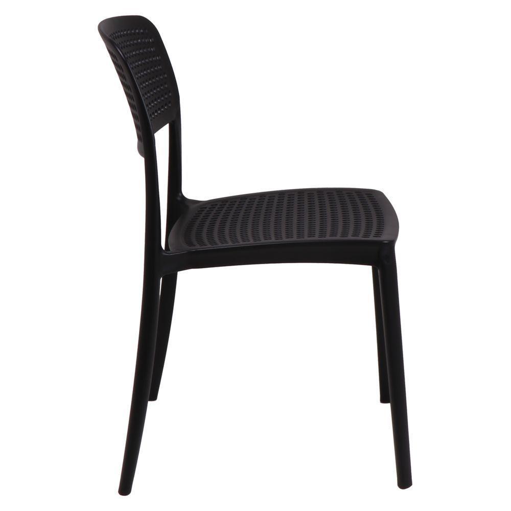 Cadeira Tramontina Serena Em Polipropileno Preto - 1
