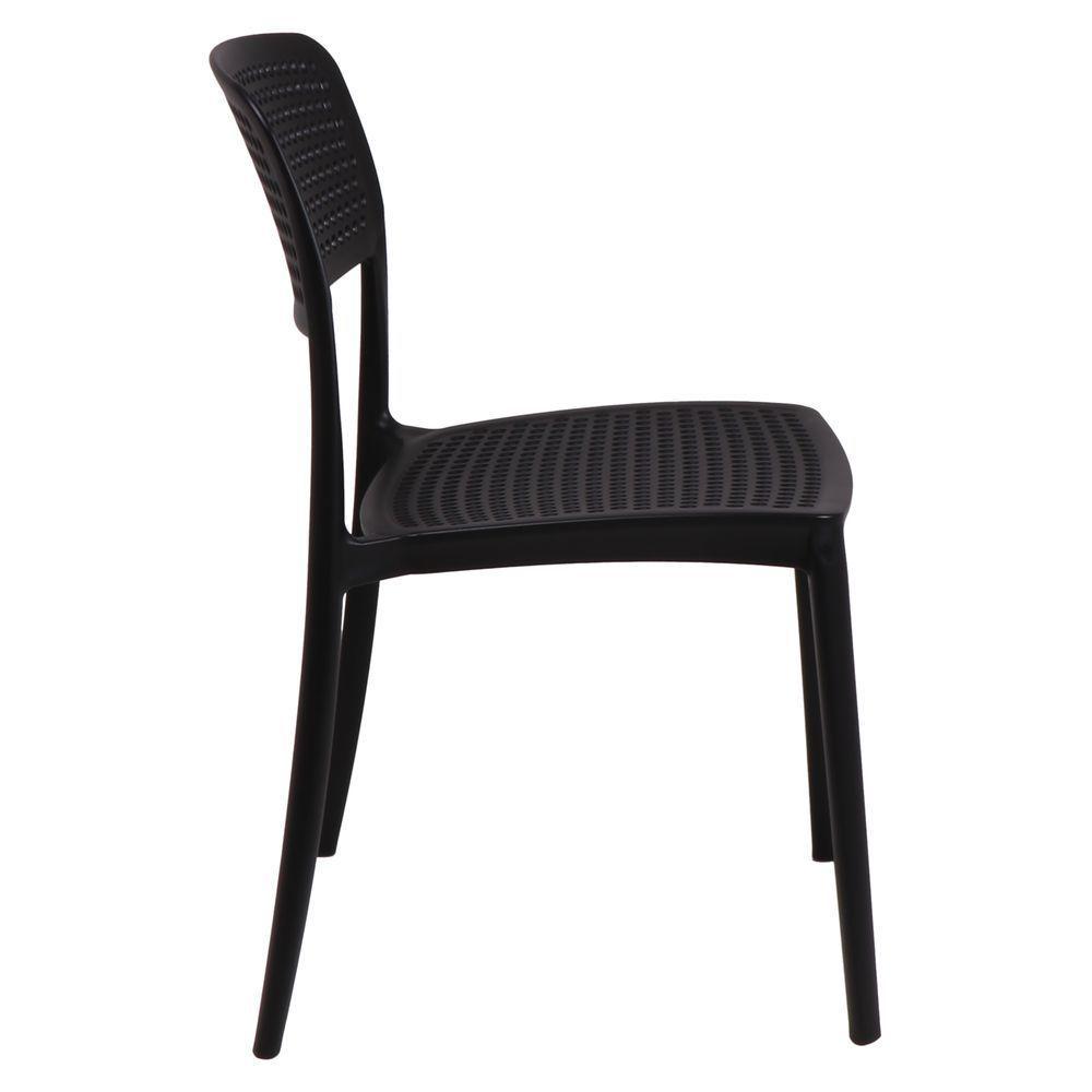 Cadeira Tramontina Serena Em Polipropileno Preto - 5