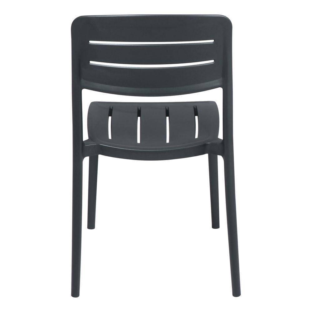Cadeira Tramontina Amélia Em Polipropileno Grafite - 9